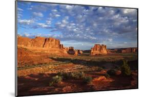 Utah, Arches National Park, Rock Formations from La Sal Mountains Viewpoint-David Wall-Mounted Photographic Print