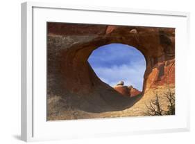 Utah, Arches National Park, Tunnel Arch, Devils Garden Area-David Wall-Framed Photographic Print