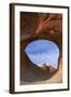 Utah, Arches National Park, Tunnel Arch, Devils Garden Area-David Wall-Framed Photographic Print