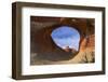 Utah, Arches National Park, Tunnel Arch, Devils Garden Area-David Wall-Framed Photographic Print