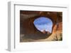 Utah, Arches National Park, Tunnel Arch, Devils Garden Area-David Wall-Framed Photographic Print