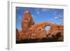 Utah, Arches National Park, Turret Arch in the Windows Section-David Wall-Framed Photographic Print