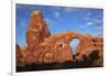 Utah, Arches National Park, Turret Arch in the Windows Section-David Wall-Framed Photographic Print