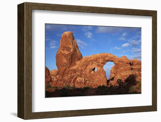 Utah, Arches National Park, Turret Arch in the Windows Section-David Wall-Framed Photographic Print