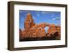 Utah, Arches National Park, Turret Arch in the Windows Section-David Wall-Framed Photographic Print