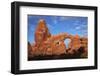 Utah, Arches National Park, Turret Arch in the Windows Section-David Wall-Framed Photographic Print