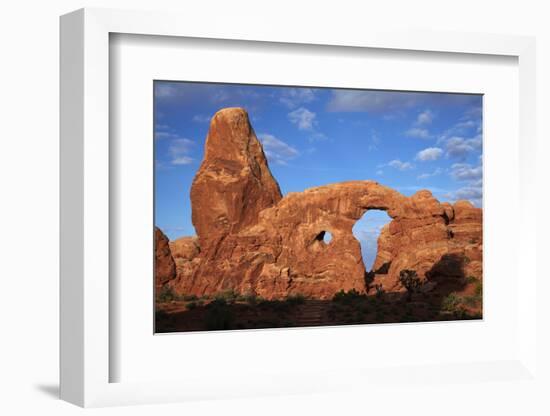 Utah, Arches National Park, Turret Arch in the Windows Section-David Wall-Framed Photographic Print