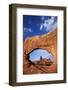 Utah, Arches National Park, Turret Arch Seen Through North Window-David Wall-Framed Photographic Print