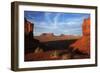 Utah. Arizona Border, Navajo Nation, Late Light on Monument Valley-David Wall-Framed Photographic Print