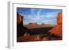 Utah. Arizona Border, Navajo Nation, Late Light on Monument Valley-David Wall-Framed Photographic Print