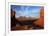 Utah. Arizona Border, Navajo Nation, Late Light on Monument Valley-David Wall-Framed Photographic Print