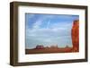 Utah. Arizona Border, Navajo Nation, Late Light on Monument Valley-David Wall-Framed Photographic Print