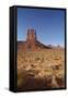 Utah. Arizona Border, Navajo Nation, Monument Valley, West Mitten-David Wall-Framed Stretched Canvas