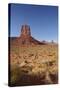 Utah. Arizona Border, Navajo Nation, Monument Valley, West Mitten-David Wall-Stretched Canvas