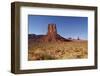 Utah. Arizona Border, Navajo Nation, Monument Valley, West Mitten-David Wall-Framed Photographic Print