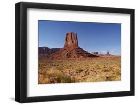 Utah. Arizona Border, Navajo Nation, Monument Valley, West Mitten-David Wall-Framed Photographic Print