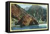 Utah, Big Cottonwood Canyon View of the High Line Reservoir near Storm Mt-Lantern Press-Framed Stretched Canvas