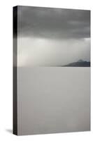 Utah, Bonneville Salt Flats. Approaching Thunderstorm over Bonneville Salt Flats-Judith Zimmerman-Stretched Canvas