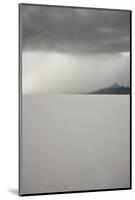 Utah, Bonneville Salt Flats. Approaching Thunderstorm over Bonneville Salt Flats-Judith Zimmerman-Mounted Photographic Print