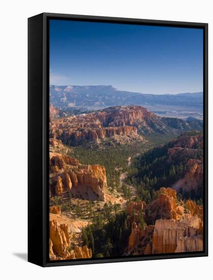 Utah, Bryce Canyon National Park, from Inspiration Point, USA-Alan Copson-Framed Stretched Canvas