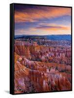 Utah, Bryce Canyon National Park, from Sunset Point, USA-Alan Copson-Framed Stretched Canvas