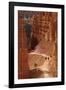 Utah, Bryce Canyon National Park, Hikers on Navajo Loop Trail Through Hoodoos-David Wall-Framed Photographic Print