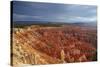 Utah, Bryce Canyon National Park, Hoodoos in Bryce Amphitheater-David Wall-Stretched Canvas