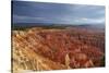 Utah, Bryce Canyon National Park, Hoodoos in Bryce Amphitheater-David Wall-Stretched Canvas