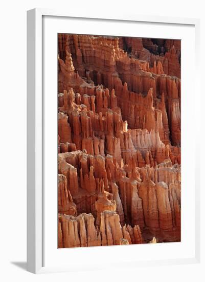 Utah, Bryce Canyon National Park, Hoodoos in Bryce Amphitheater-David Wall-Framed Photographic Print