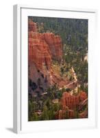 Utah, Bryce Canyon National Park, Queens Garden Trail Through Hoodoos-David Wall-Framed Photographic Print