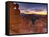 Utah, Bryce Canyon National Park, Thors Hammer Near Sunset Point, USA-Alan Copson-Framed Stretched Canvas