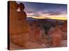 Utah, Bryce Canyon National Park, Thors Hammer Near Sunset Point, USA-Alan Copson-Stretched Canvas