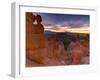 Utah, Bryce Canyon National Park, Thors Hammer Near Sunset Point, USA-Alan Copson-Framed Photographic Print