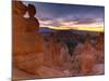 Utah, Bryce Canyon National Park, Thors Hammer Near Sunset Point, USA-Alan Copson-Mounted Photographic Print