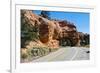 Utah, Bryce, Red Canyon Tunnels-Bernard Friel-Framed Photographic Print