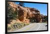 Utah, Bryce, Red Canyon Tunnels-Bernard Friel-Framed Photographic Print