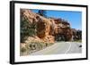 Utah, Bryce, Red Canyon Tunnels-Bernard Friel-Framed Photographic Print