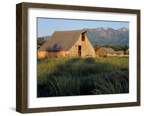 Utah, Cache Valley. Buildings of the Ronald Jensen Historical Farm-Scott T^ Smith-Framed Photographic Print