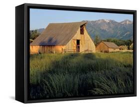 Utah, Cache Valley. Buildings of the Ronald Jensen Historical Farm-Scott T^ Smith-Framed Stretched Canvas