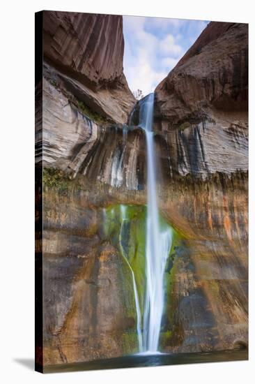 Utah, Calf Creek Falls, Escalante-Grand Staircase National Monument-Judith Zimmerman-Stretched Canvas