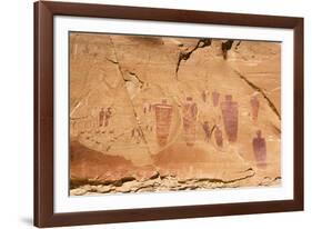 Utah, Canyonlands, Horseshoe Canyon, Great Gallery, Petroglyphs-Jamie & Judy Wild-Framed Photographic Print