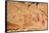 Utah, Canyonlands, Horseshoe Canyon, Great Gallery, Petroglyphs-Jamie & Judy Wild-Framed Stretched Canvas