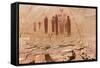 Utah, Canyonlands, Horseshoe Canyon, Great Gallery, Petroglyphs-Jamie & Judy Wild-Framed Stretched Canvas