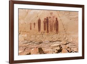 Utah, Canyonlands, Horseshoe Canyon, Great Gallery, Petroglyphs-Jamie & Judy Wild-Framed Photographic Print