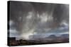 Utah, Canyonlands National Park. Spring Vista over the Canyons and Desert with Thunderclouds-Judith Zimmerman-Stretched Canvas