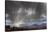 Utah, Canyonlands National Park. Spring Vista over the Canyons and Desert with Thunderclouds-Judith Zimmerman-Stretched Canvas