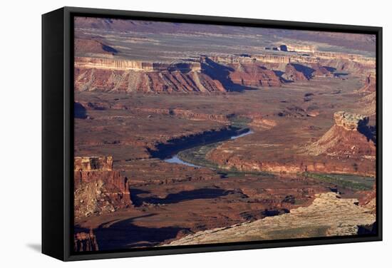 Utah, Canyonlands National Park, White Rim and Green River, Island in the Sky-David Wall-Framed Stretched Canvas