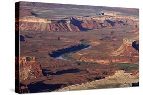 Utah, Canyonlands National Park, White Rim and Green River, Island in the Sky-David Wall-Stretched Canvas