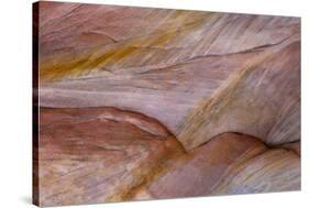 Utah, Capital Reef National Park. Colorful Patterns in Sandstone-Jaynes Gallery-Stretched Canvas