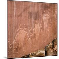 Utah, Capitol Reef National Park. Fremont Pictoglyph Panel-Jaynes Gallery-Mounted Photographic Print